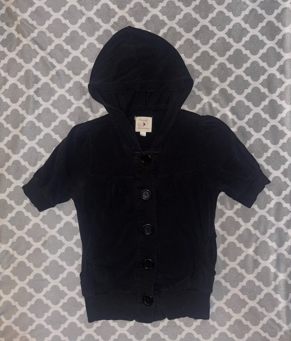 Y2K forever 21 short sleeve cardigan
